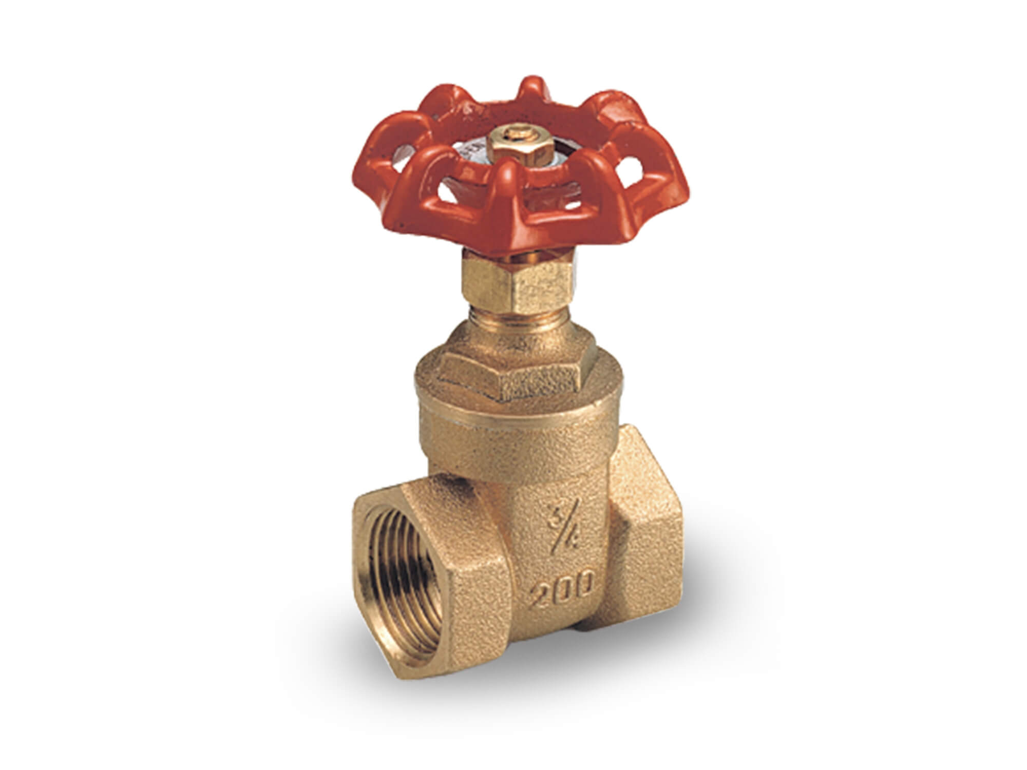 1/2 - 4 Brass unplated Gate valves, Gate valves s.114 NPT