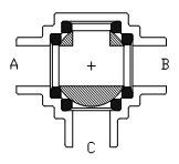 A-B connected