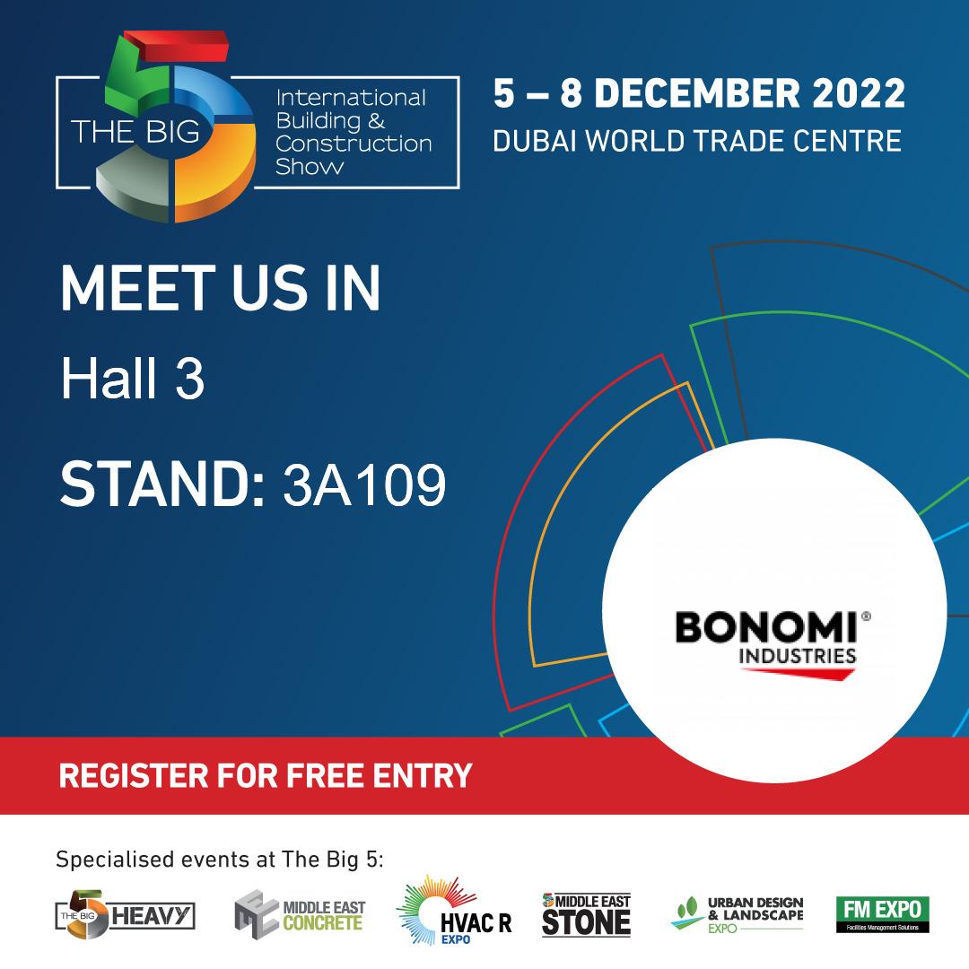 BONOMI INDUSTRIES AT THE BIG 5 - BOOTH BONOMI INDUSTRIES AT THE BIG 5 - BOOTH