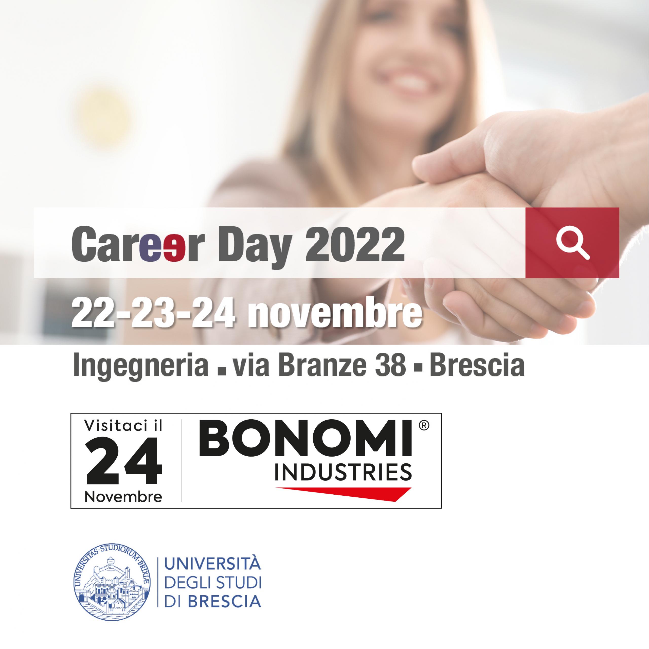 BONOMI INDUSTRIES AT CAREER DAY_ università brescia BONOMI INDUSTRIES AT CAREER DAY_ università brescia