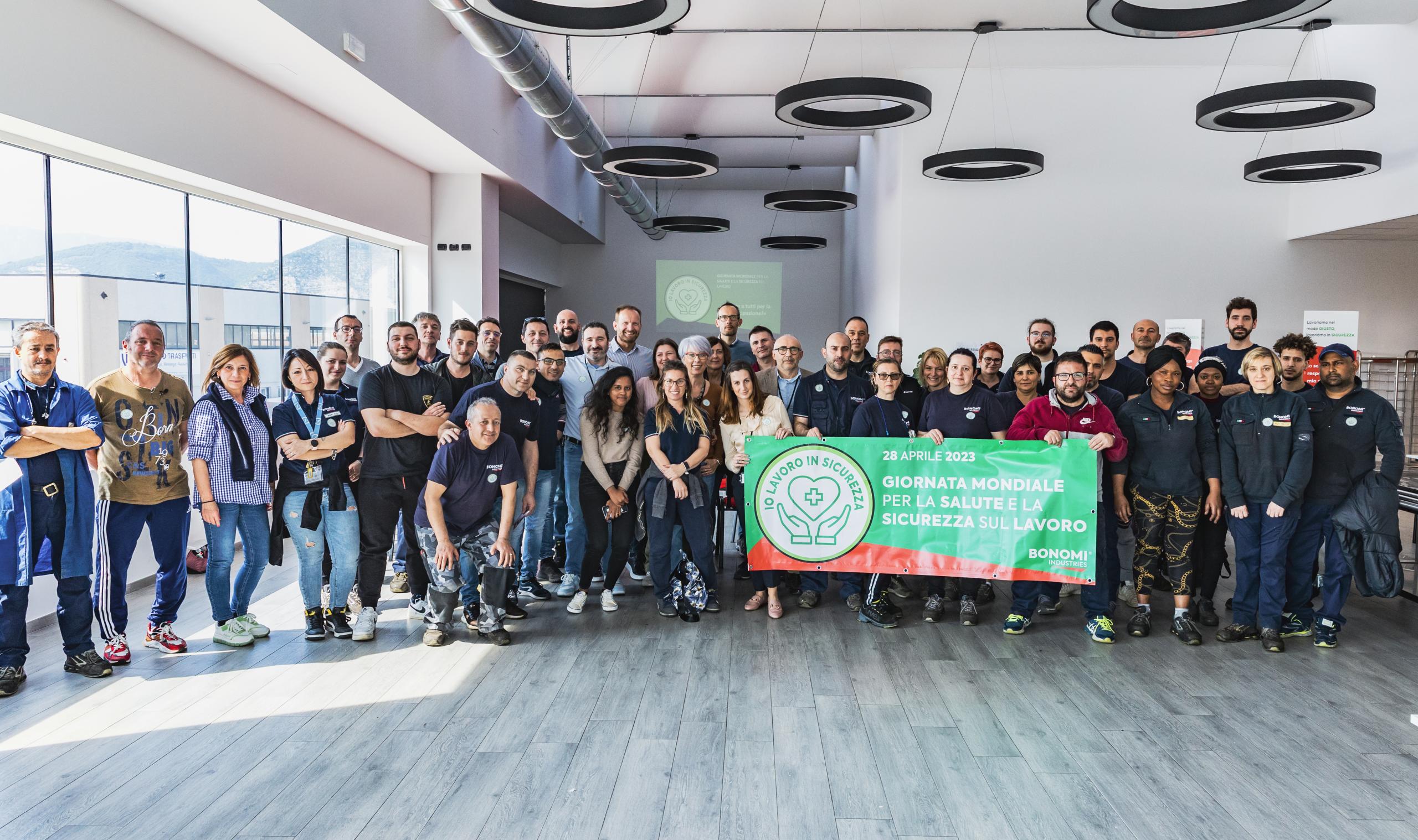 BONOMI INDUSTRIES - WORLD DAY FOR HEALTH AND SAFETY AT WORK BONOMI INDUSTRIES - WORLD DAY FOR HEALTH AND SAFETY AT WORK