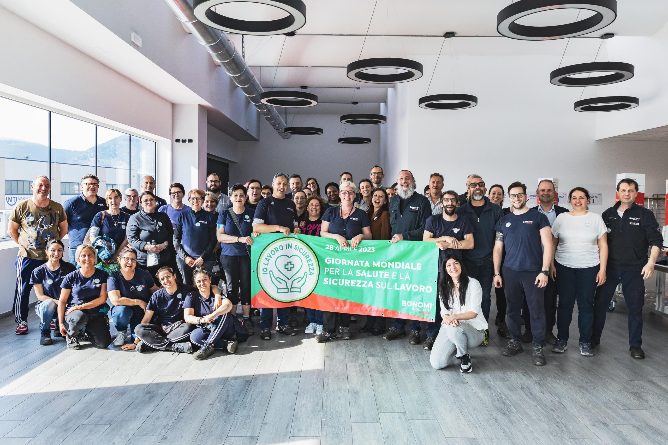 BONOMI INDUSTRIES - WORLD DAY FOR HEALTH AND SAFETY AT WORK BONOMI INDUSTRIES - WORLD DAY FOR HEALTH AND SAFETY AT WORK