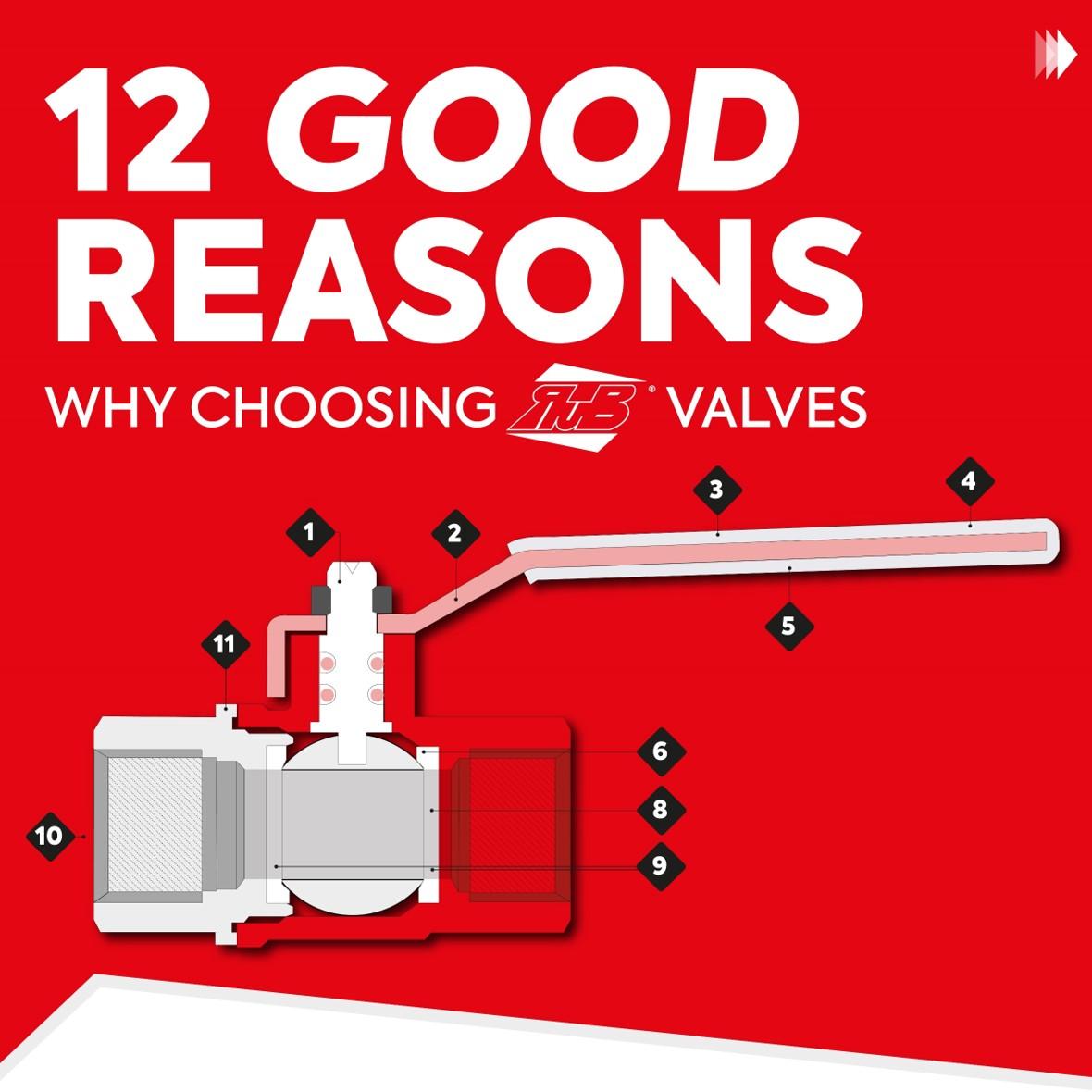 12 good reasons why choosing RuB valves 1