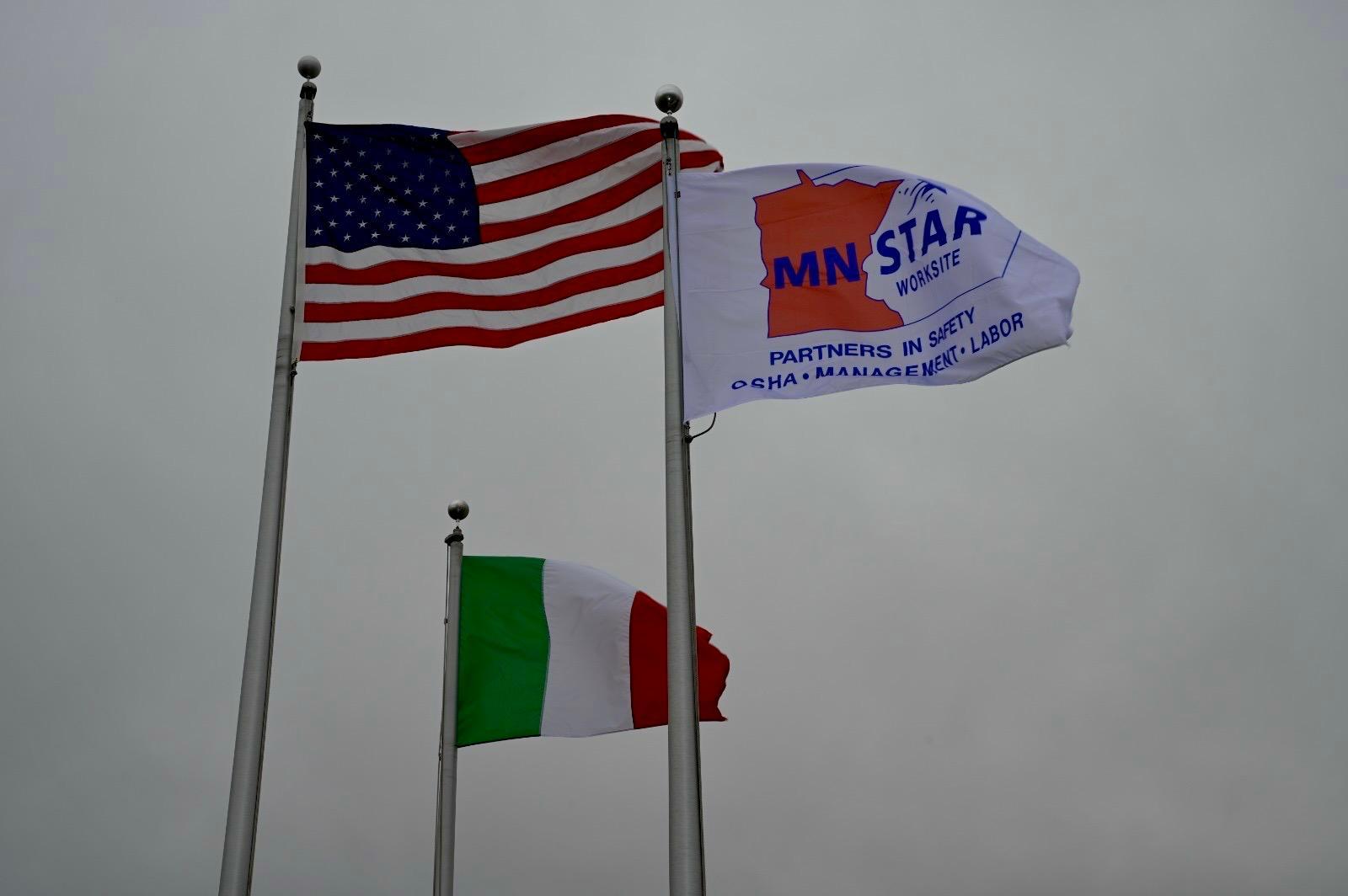 MN Star flag ceremony