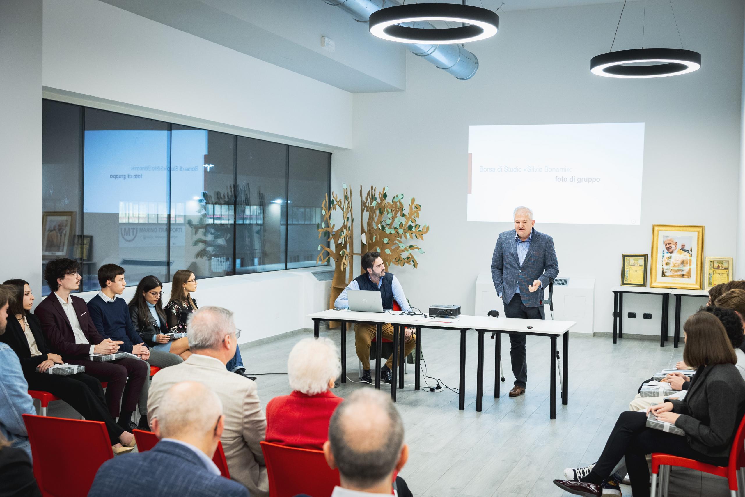 Sandro Bonomi shares encouragement to young winners Sandro Bonomi shares encouragement to young winners