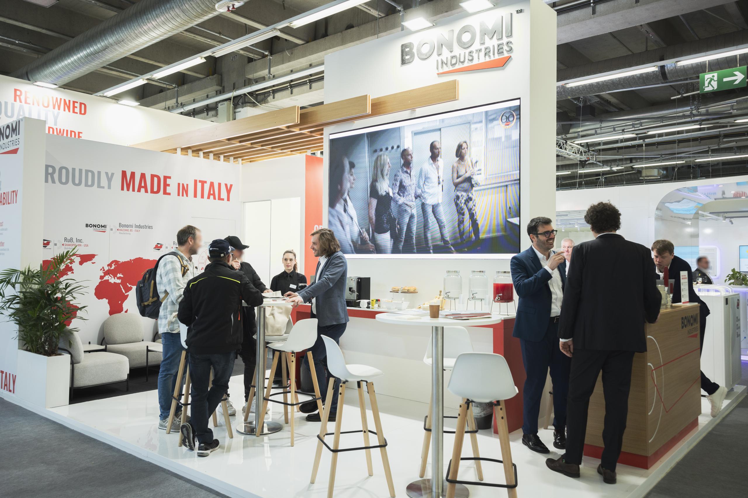 Bonomi Industries showcases a new brand look at ISH Frankfurt 2025