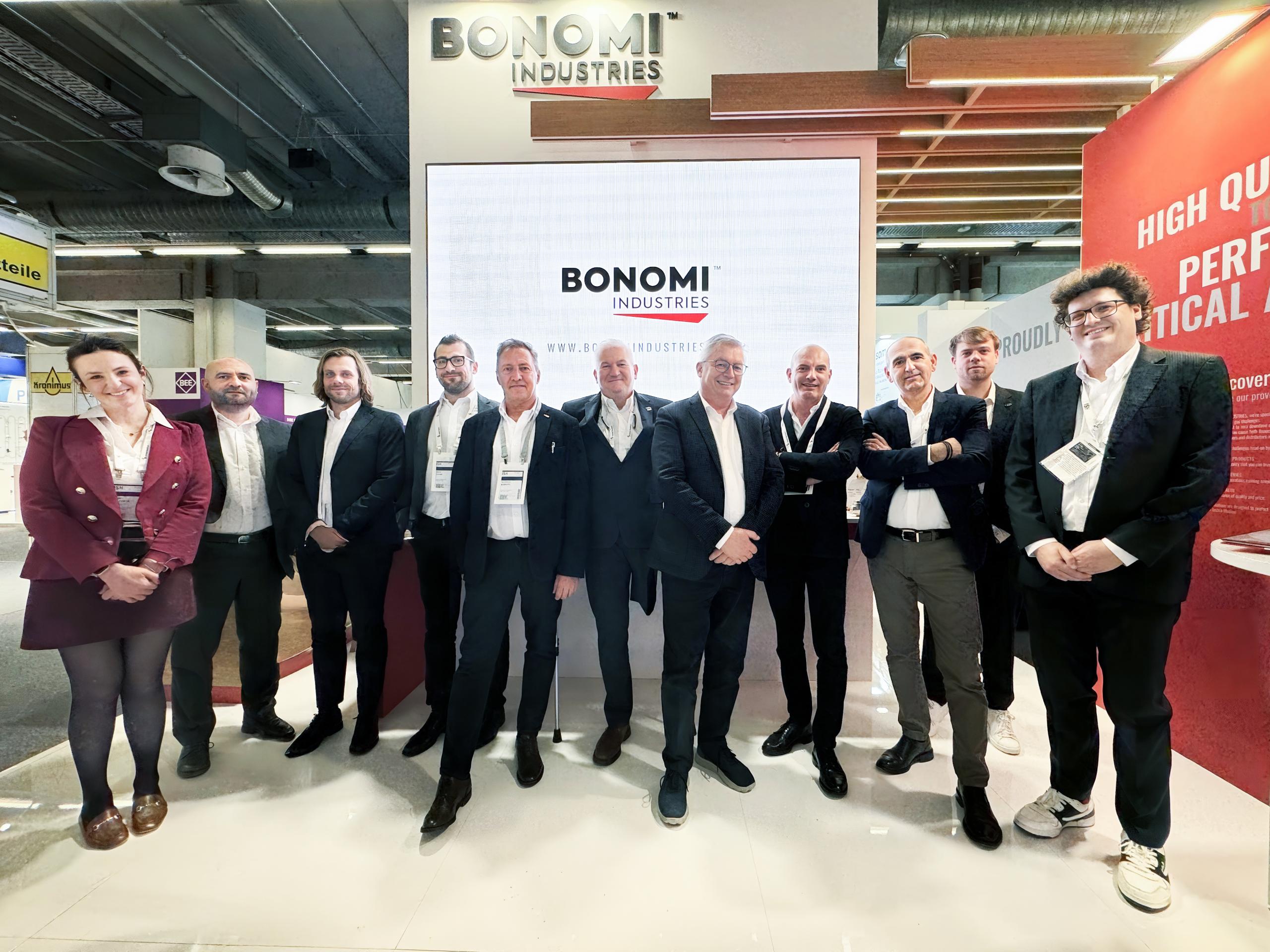 Bonomi Industries' team at ISH Frankfurt