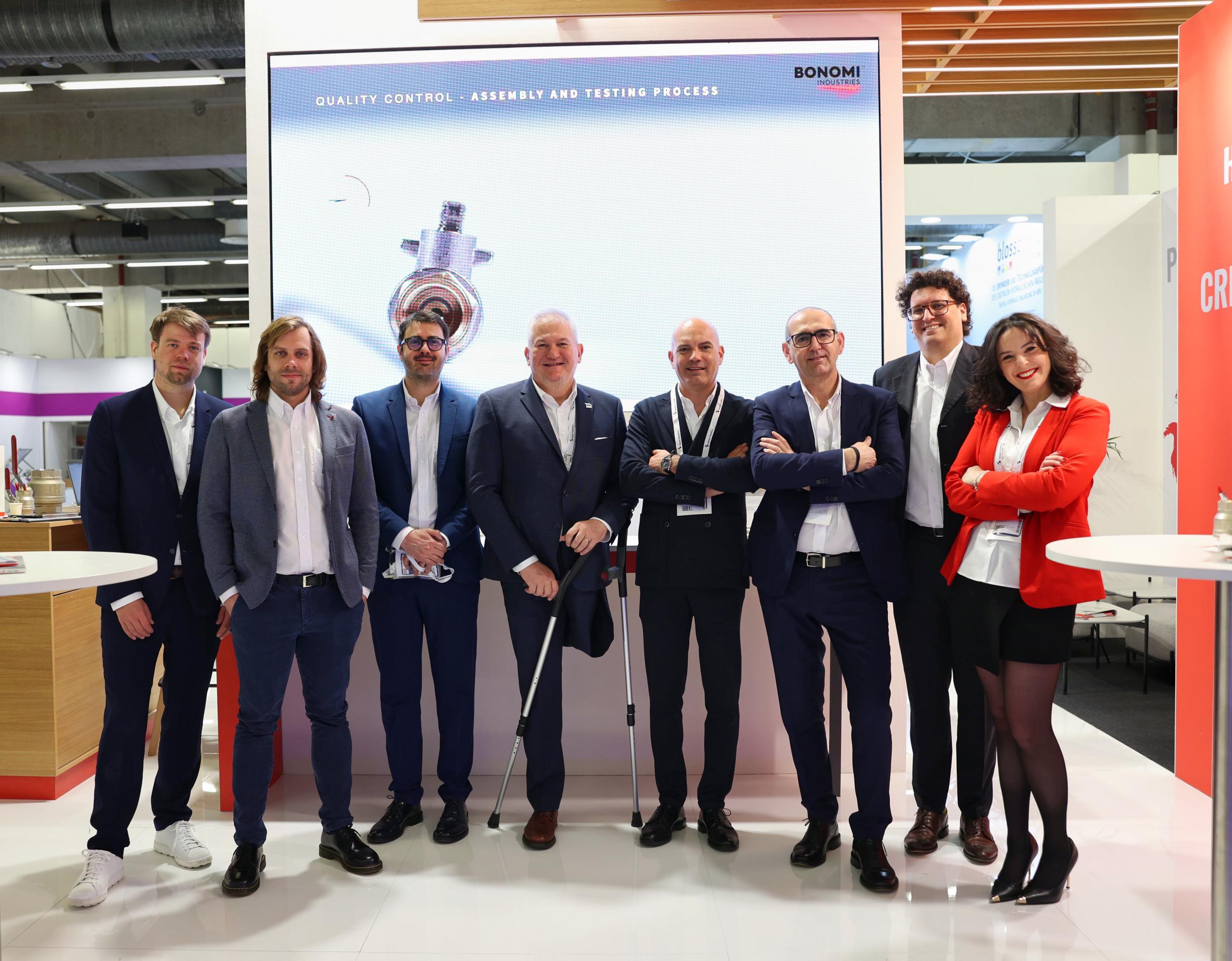 Bonomi Industries' team at ISH Frankfurt