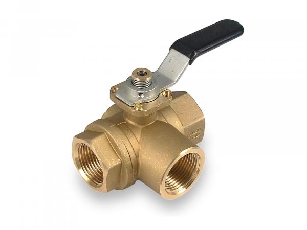 ball valves s7341l npt 3 way lever 4 seats t port